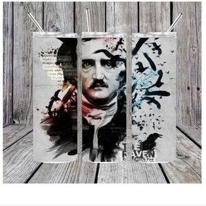 Edgar Allan Poe Raven Tumbler